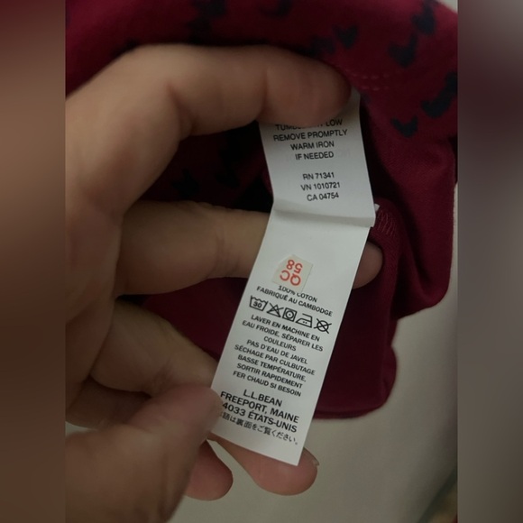 Women's L.L.Bean Interlock Turtleneck, Long-Sleeve Print NNT - Picture 6 of 8